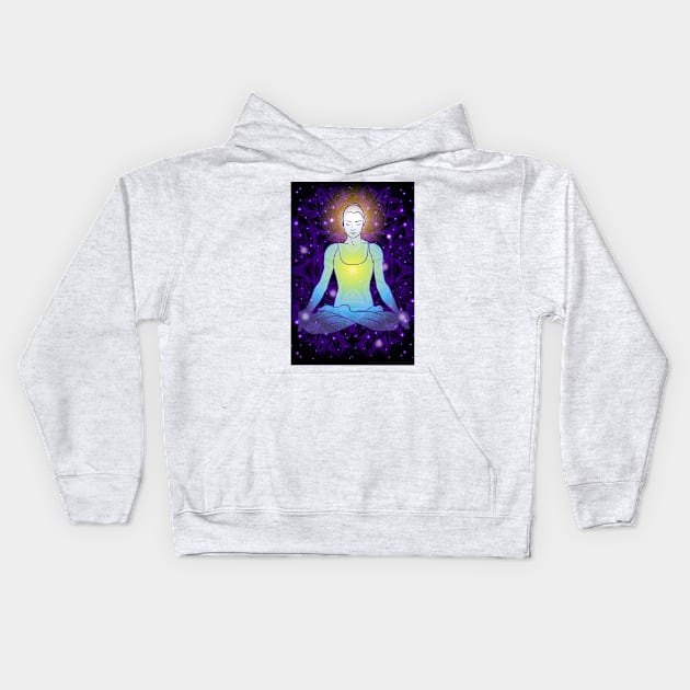 Yoga Kids Hoodie by Olga Berlet